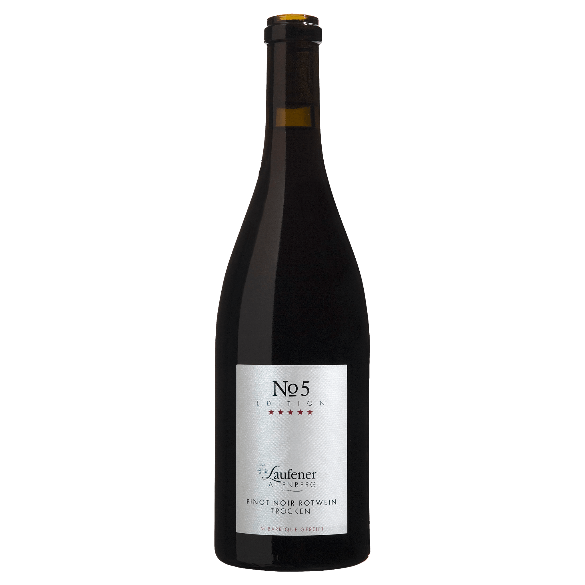 2018 Pinot Noir Qualitätswein trocken, EDITION "No. 5" im Barrique gereift - Winzerkeller Auggener Schäf eG