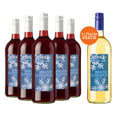 5 + 1 Set Winzer-Glühwein (5 rot, 1 weiß gratis)