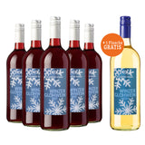 5 + 1 Set Winzer-Glühwein (5 rot, 1 weiß gratis)