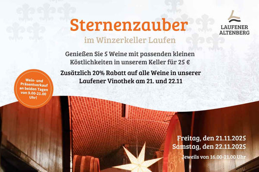 Sternstunden im Winzerkeller Laufener Altenberg -  Die stimmungsvolle Veranstaltung im Advent