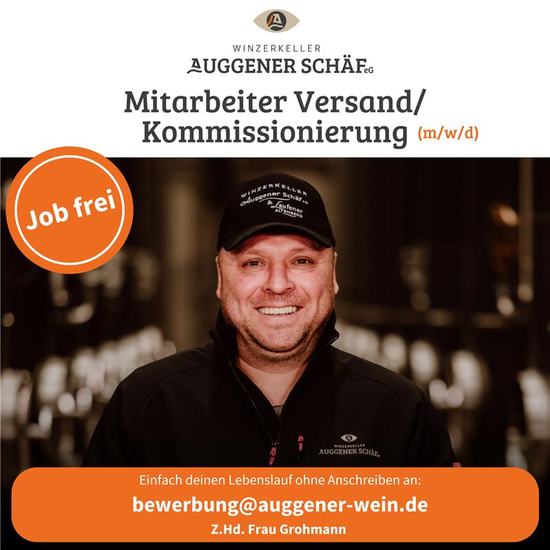 Mitarbeiter Versand und Kommissionierung (m/w/d)