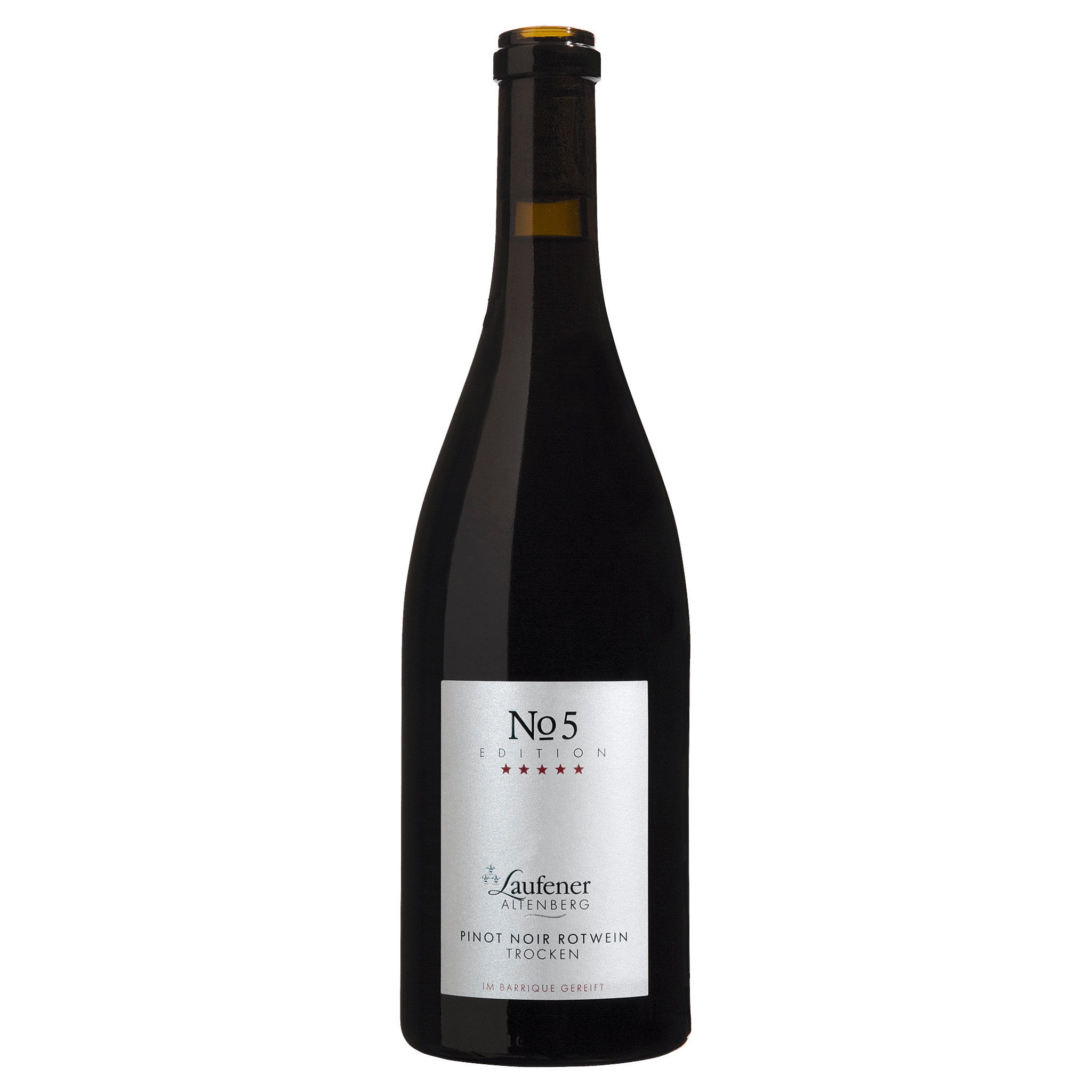 2018 Pinot Noir Qualitätswein trocken, EDITION "No. 5" im Barrique gereift - Winzerkeller Auggener Schäf eG