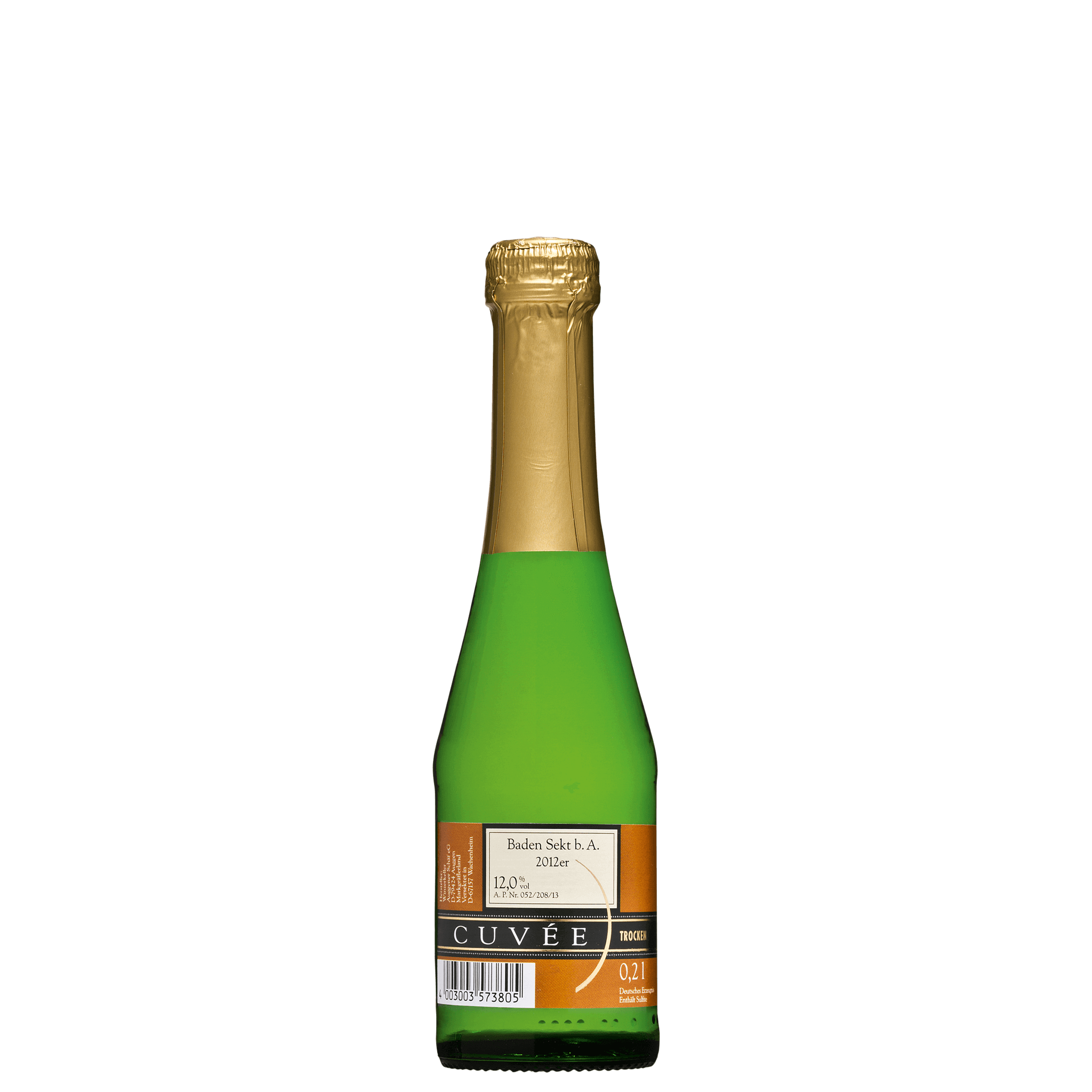Cuvée Sekt trocken Piccolo - Winzerkeller Auggener Schäf eG