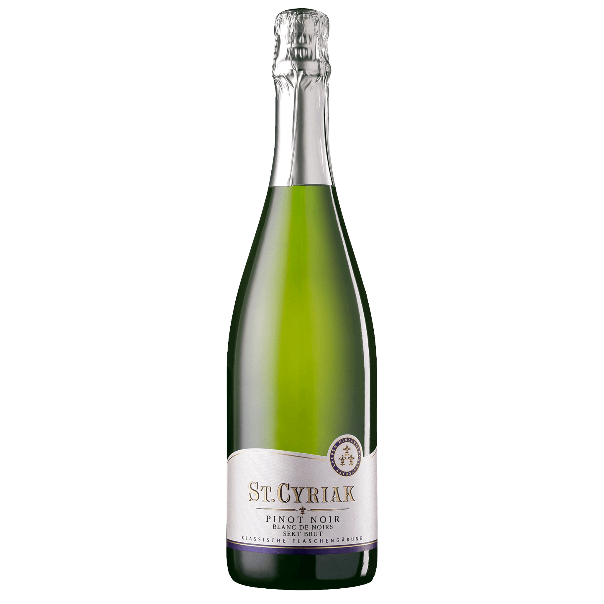 Winzersekt St. Cyriak Pinot Noir, Blanc de Noirs, Brut - Winzerkeller Auggener Schäf eG